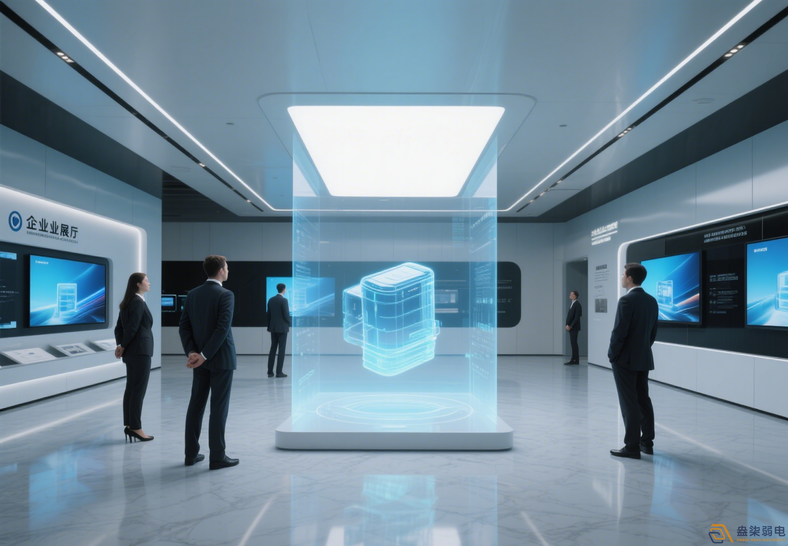 企业展厅全息多媒体虚实结合展示解决方案